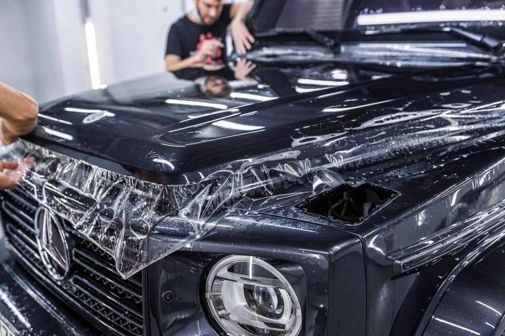 Временная защита на кузов автомобиля